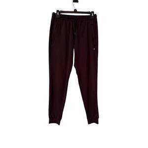 G Gradual Men's Medium Black Joggers Pull On Pants Pockets Excellent 26x28